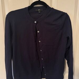 J. Crew Women’s Dark Blue Cardigan